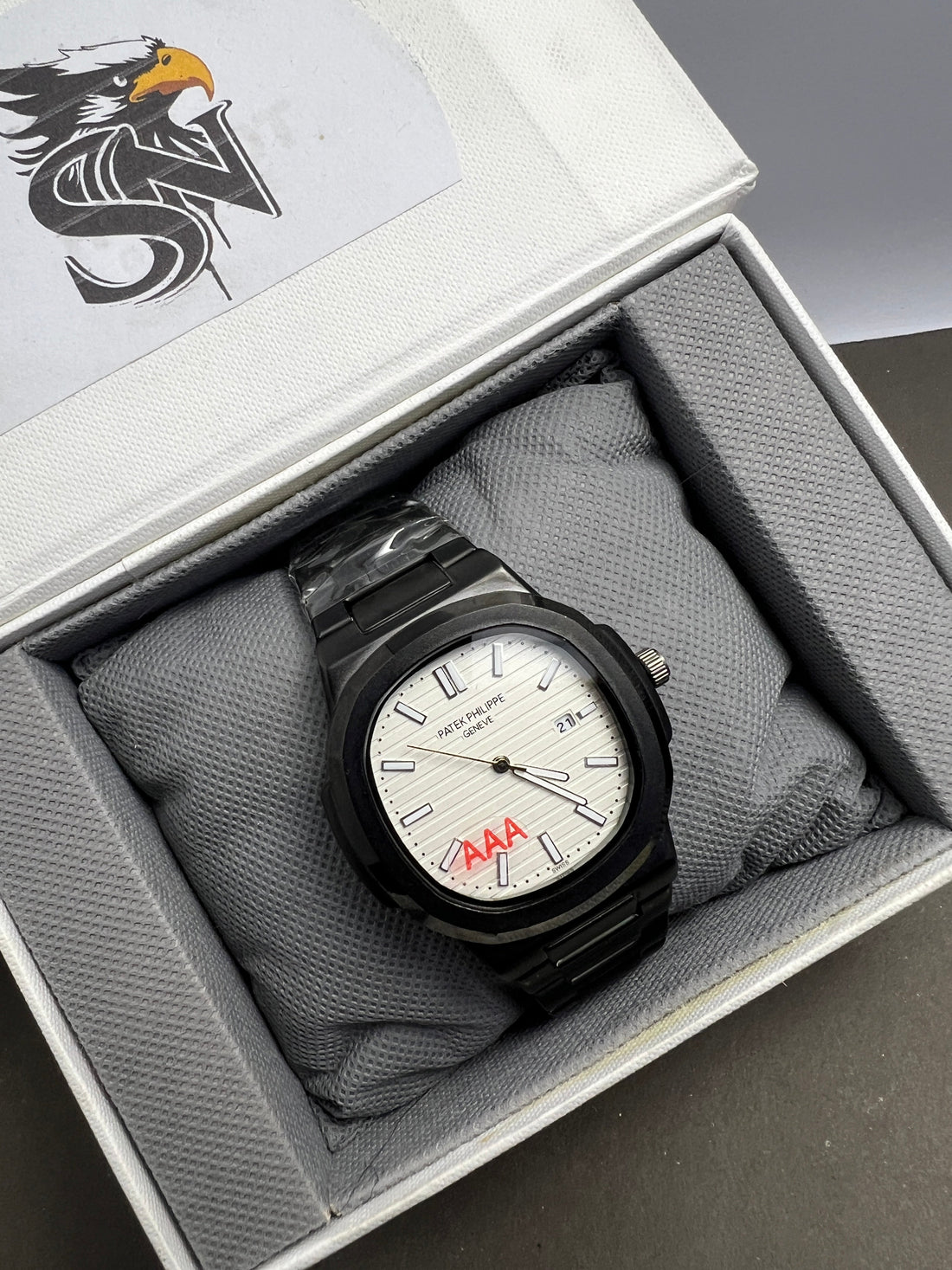 Patek Philippe Geneve black chain