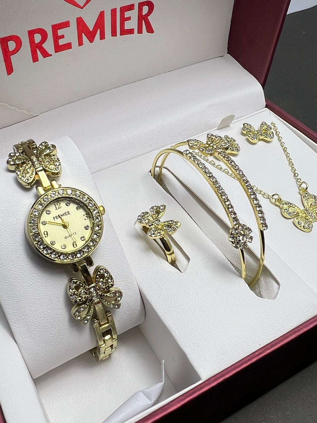 Premier Luxury Women’s Watch & Jewelry Gift Set
