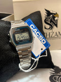 CACSO A158W Retro Digital Watch – Front View with Tag