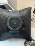 All-Black Arabic Numerals Watch – Couple Set Lifestyle Shot