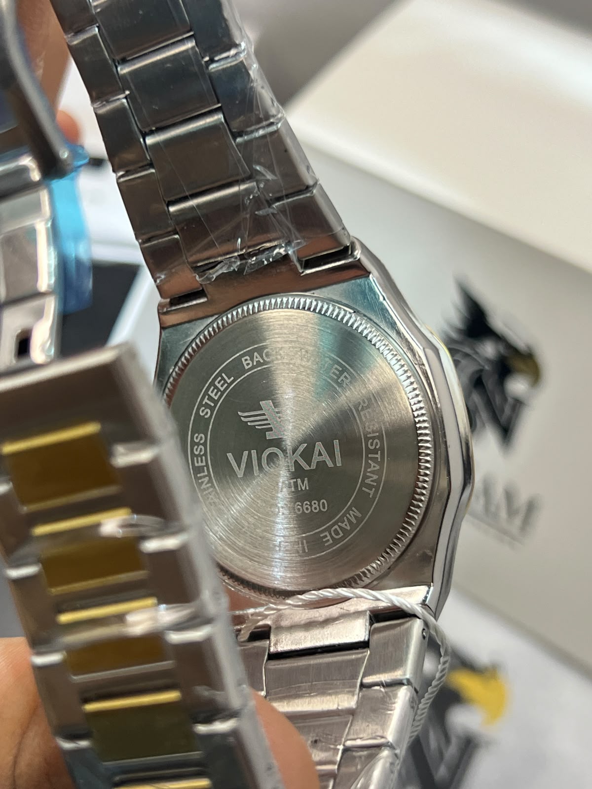 VIOKAI 6680 – Stainless Steel Case Back with Model 6680 & 3ATM Water Resistance