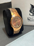 Fitron Tungsten Watch – Side View with Shzam Branding Background