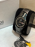 Fitron Sapphire – Full Watch on Display Cushion with Two-Tone Bracelet