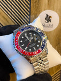 Rolex GMT-Master II Pepsi - Front View with Shzam Branding