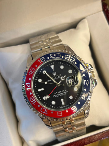 Rolex GMT-Master II Pepsi - Front View in Box